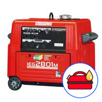 ガソリン式発電機　学割